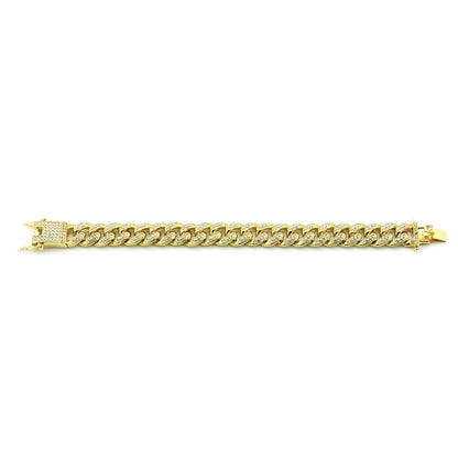 Unisex Hip Hop Iced Out Cuban Chain Bracelet - Afrilinker
