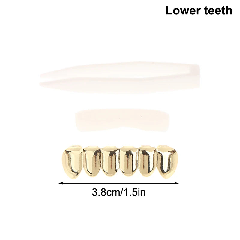 Individual Hip - Hop Dental Grillz: Acrylic & Copper Tooth Caps - Afrilinker