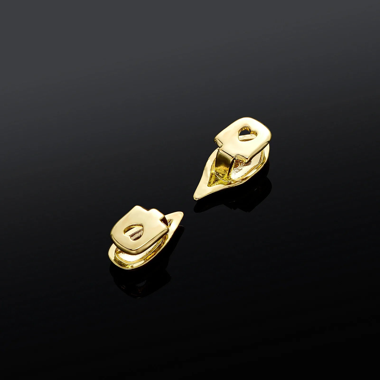 Punk - Style Copper Dental Grillz | Sleek Teardrop Design - Afrilinker