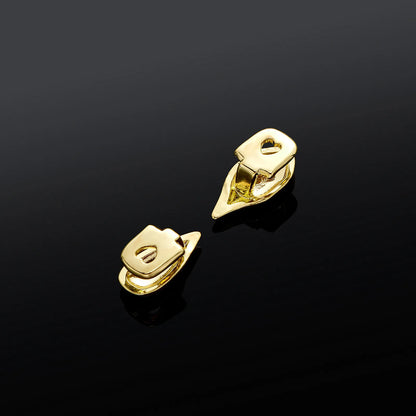 Punk - Style Copper Dental Grillz | Sleek Teardrop Design - Afrilinker