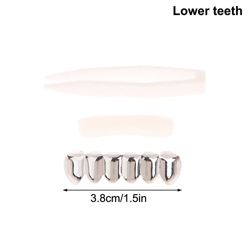 Individual Hip - Hop Dental Grillz: Acrylic & Copper Tooth Caps - Afrilinker