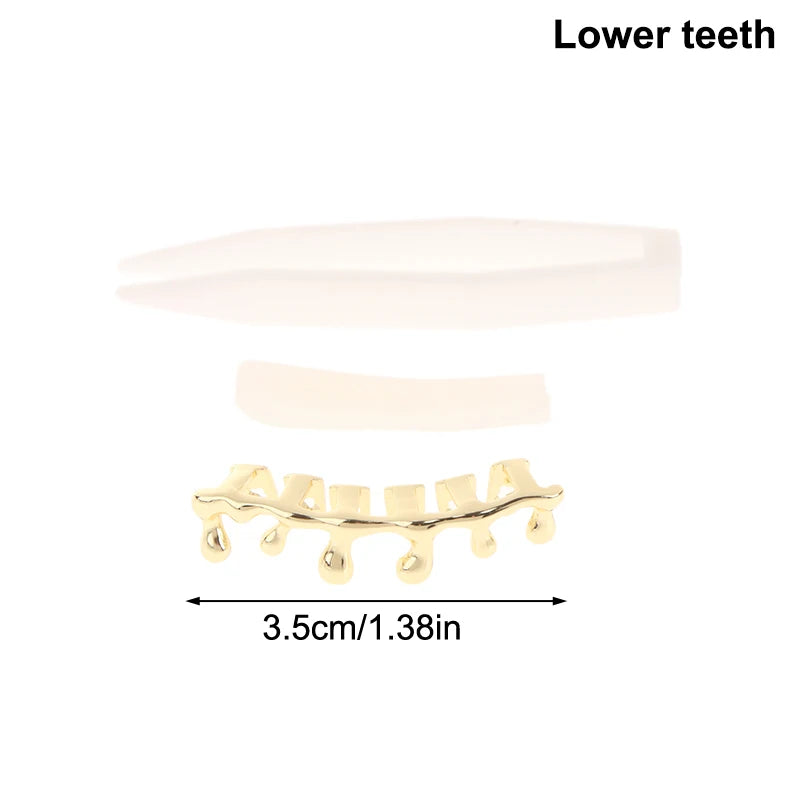 Individual Hip - Hop Dental Grillz: Acrylic & Copper Tooth Caps - Afrilinker