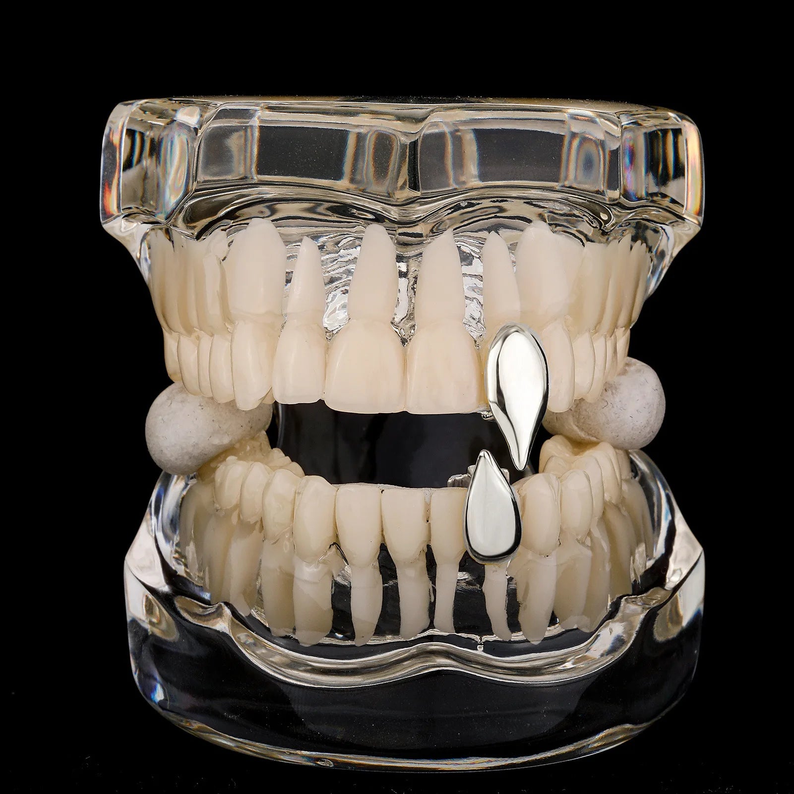 Punk - Style Copper Dental Grillz | Sleek Teardrop Design - Afrilinker
